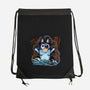 Kaiju Bluey-None-Drawstring-Bag-nickzzarto