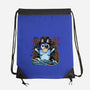 Kaiju Bluey-None-Drawstring-Bag-nickzzarto