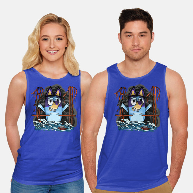 Kaiju Bluey-Unisex-Basic-Tank-nickzzarto