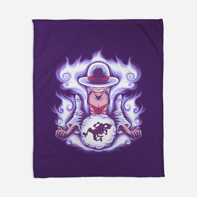 Gear 5 Pirate King-None-Fleece-Blanket-rmatix