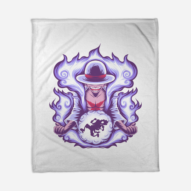 Gear 5 Pirate King-None-Fleece-Blanket-rmatix