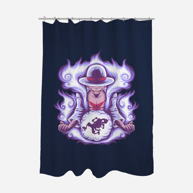 Gear 5 Pirate King-None-Polyester-Shower Curtain-rmatix