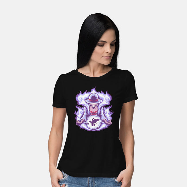 Gear 5 Pirate King-Womens-Basic-Tee-rmatix