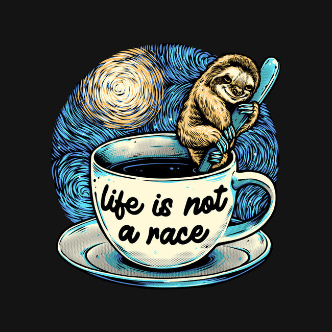 Life Is Not A Race-Unisex-Baseball-Tee-glitchygorilla