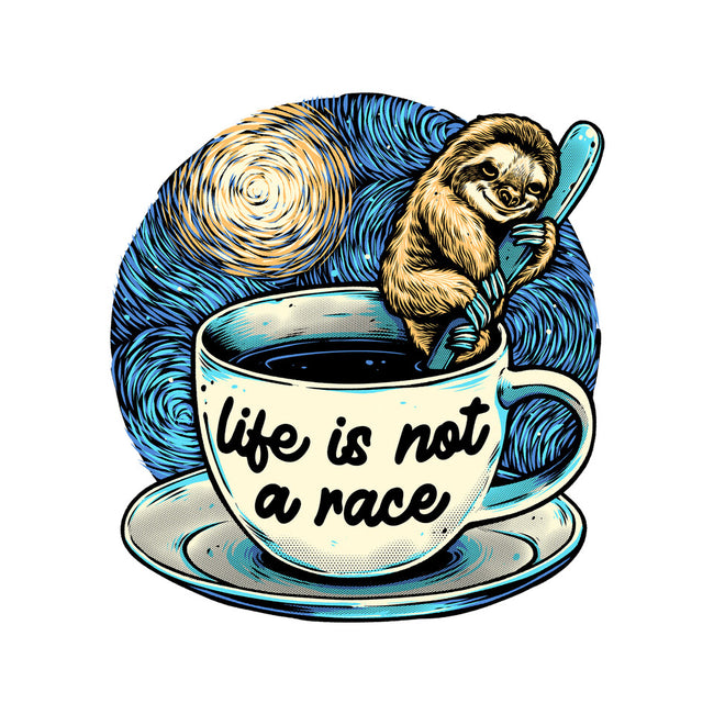 Life Is Not A Race-None-Drawstring-Bag-glitchygorilla