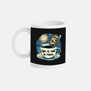 Life Is Not A Race-None-Mug-Drinkware-glitchygorilla