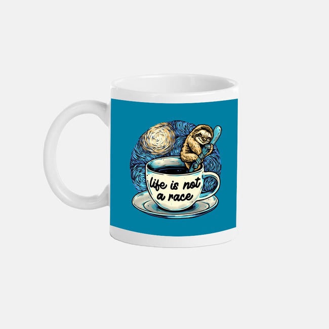 Life Is Not A Race-None-Mug-Drinkware-glitchygorilla