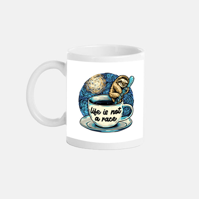 Life Is Not A Race-None-Mug-Drinkware-glitchygorilla