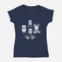 Knights Rhapsody-Womens-V-Neck-Tee-NMdesign