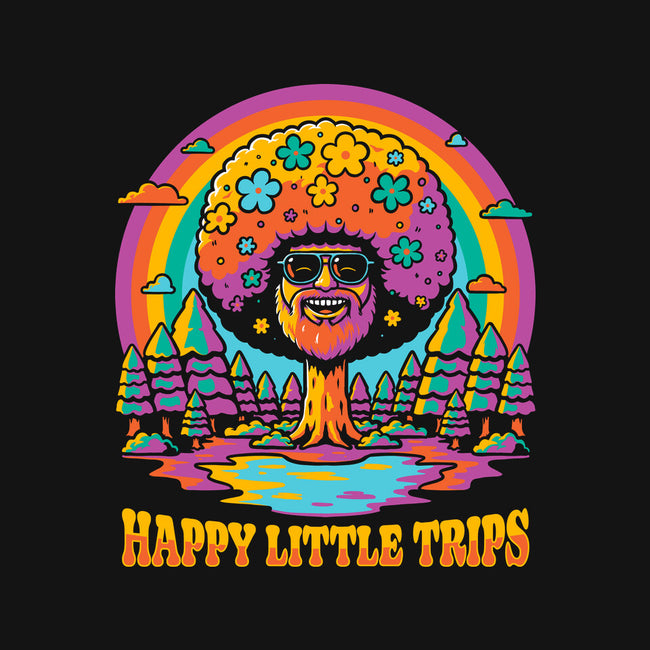 Tree Painter Trip Vibe-Womens-Fitted-Tee-Studio Mootant