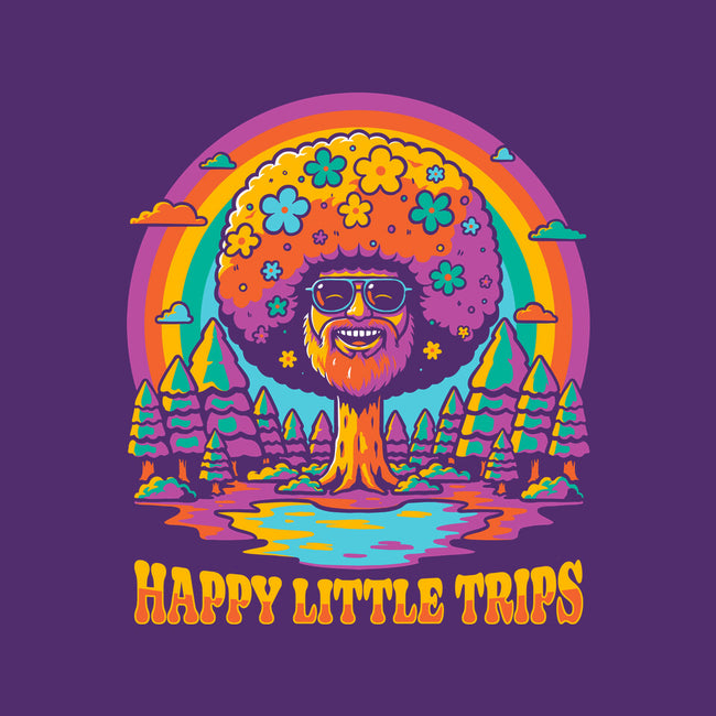 Tree Painter Trip Vibe-Womens-Fitted-Tee-Studio Mootant