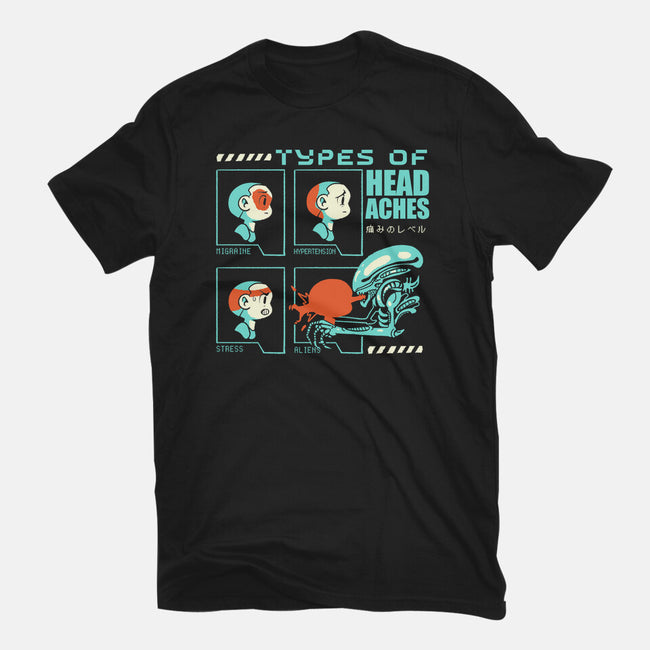 Types Of Headaches-Womens-Fitted-Tee-Sketchdemao