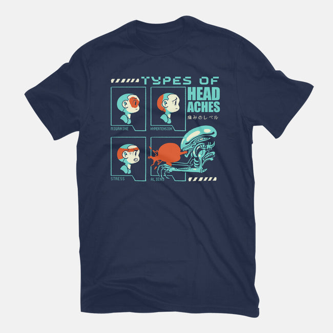 Types Of Headaches-Womens-Fitted-Tee-Sketchdemao