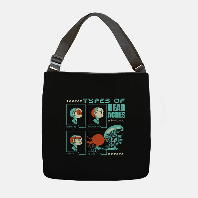Types Of Headaches-None-Adjustable Tote-Bag-Sketchdemao