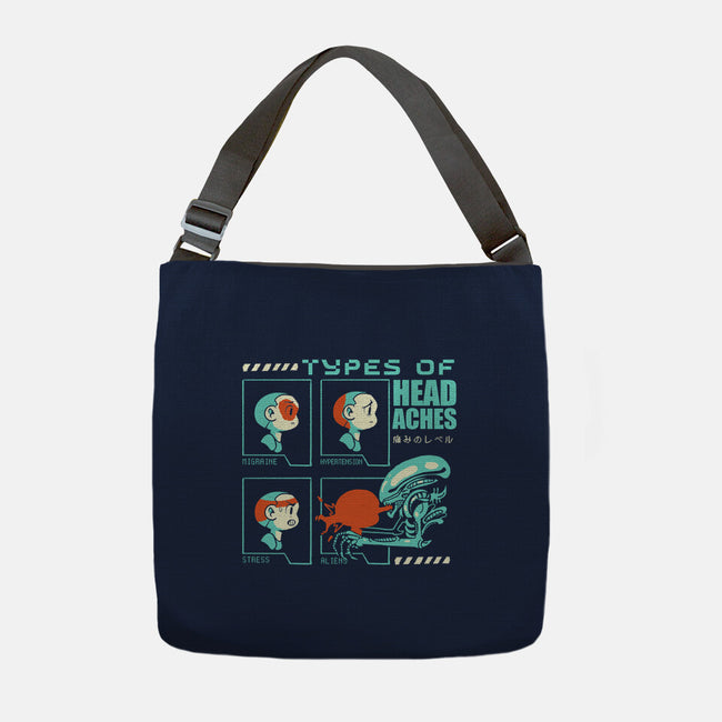 Types Of Headaches-None-Adjustable Tote-Bag-Sketchdemao