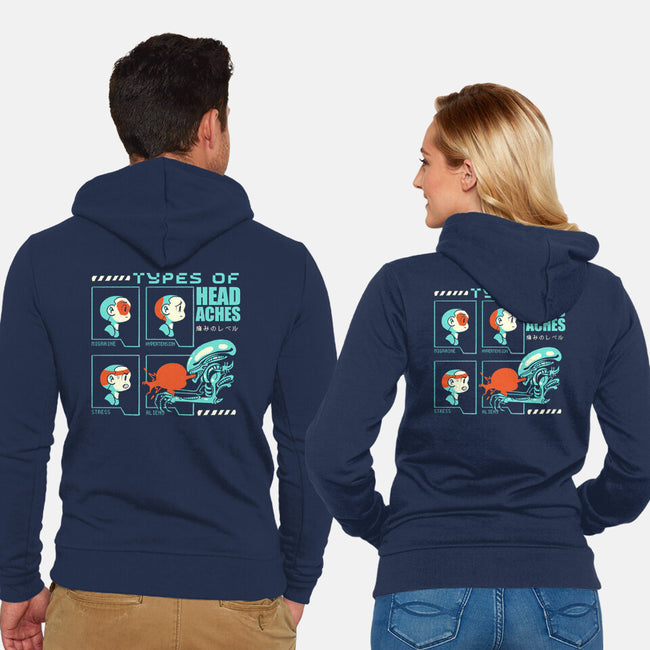 Types Of Headaches-Unisex-Zip-Up-Sweatshirt-Sketchdemao