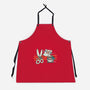 Rock Paper Scissor Hold-Unisex-Kitchen-Apron-Wenceslao A Romero