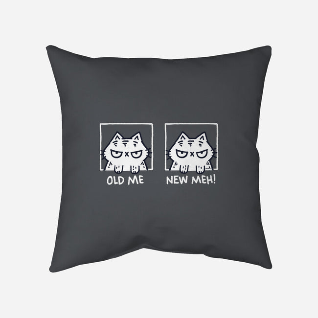 New Meh-None-Removable Cover w Insert-Throw Pillow-Wenceslao A Romero