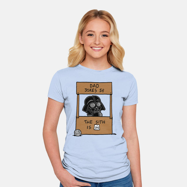 Sith Help-Womens-Fitted-Tee-Barbadifuoco