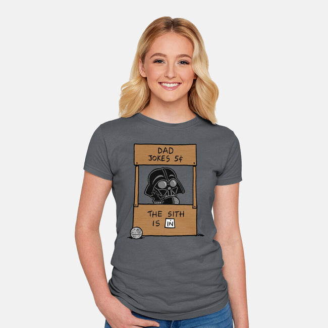 Sith Help-Womens-Fitted-Tee-Barbadifuoco