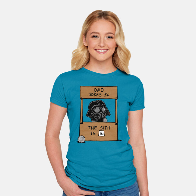Sith Help-Womens-Fitted-Tee-Barbadifuoco