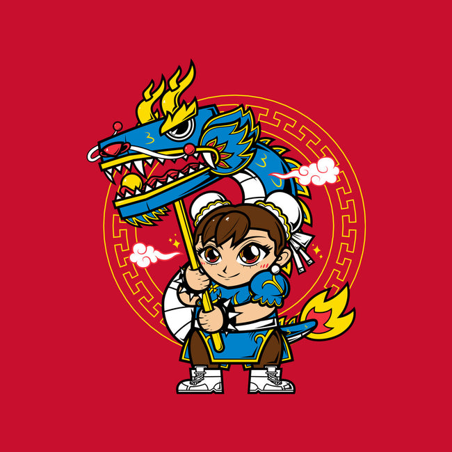The Blue Dragon Dancer-None-Drawstring-Bag-krisren28