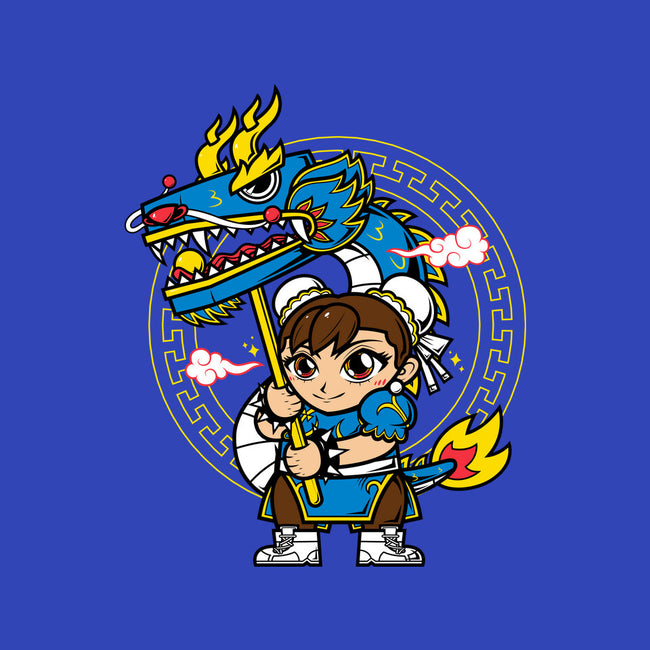 The Blue Dragon Dancer-None-Drawstring-Bag-krisren28