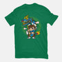 The Blue Dragon Dancer-Womens-Fitted-Tee-krisren28