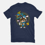 The Blue Dragon Dancer-Womens-Fitted-Tee-krisren28