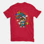 The Blue Dragon Dancer-Womens-Fitted-Tee-krisren28