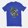 The Blue Dragon Dancer-Womens-Fitted-Tee-krisren28