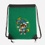 The Blue Dragon Dancer-None-Drawstring-Bag-krisren28