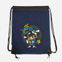 The Blue Dragon Dancer-None-Drawstring-Bag-krisren28