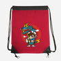 The Blue Dragon Dancer-None-Drawstring-Bag-krisren28