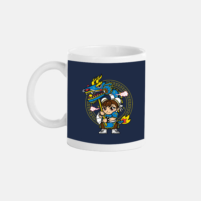 The Blue Dragon Dancer-None-Mug-Drinkware-krisren28