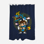 The Blue Dragon Dancer-None-Polyester-Shower Curtain-krisren28