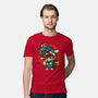 The Blue Dragon Dancer-Mens-Premium-Tee-krisren28