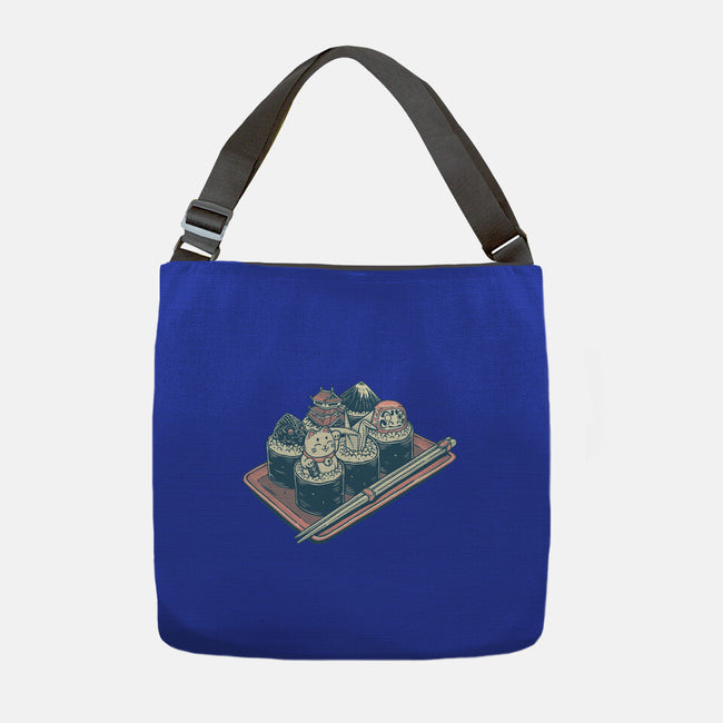 Sushi Family-None-Adjustable Tote-Bag-glitchygorilla