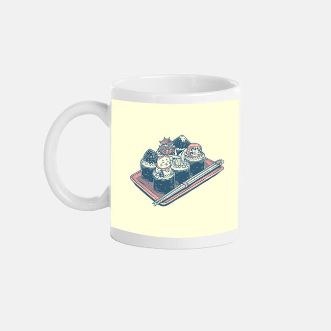 Sushi Family-None-Mug-Drinkware-glitchygorilla