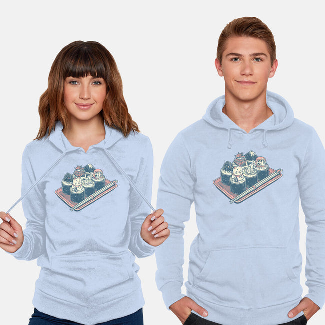 Sushi Family-Unisex-Pullover-Sweatshirt-glitchygorilla