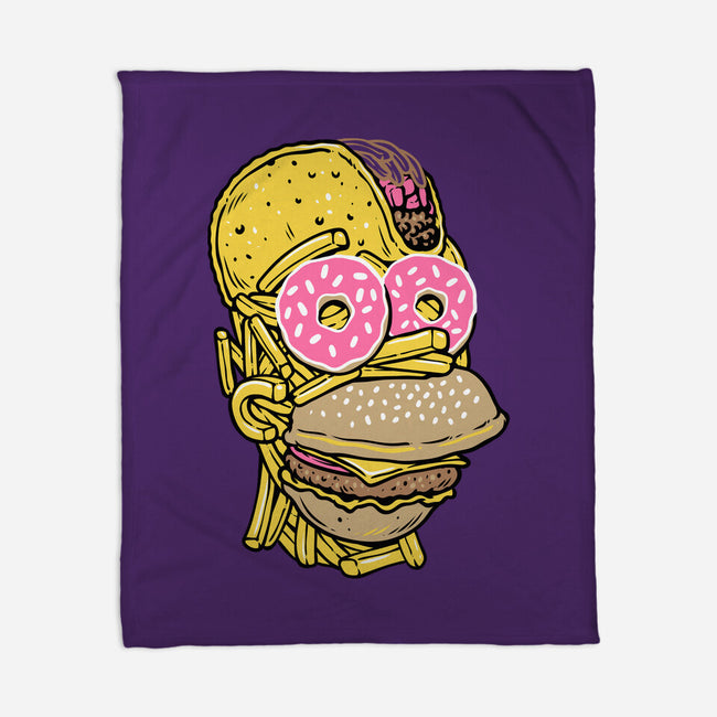 Snack Head-None-Fleece-Blanket-glitchygorilla