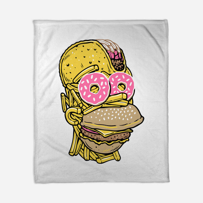 Snack Head-None-Fleece-Blanket-glitchygorilla