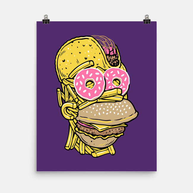 Snack Head-None-Matte-Poster-glitchygorilla