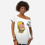 Snack Head-Womens-Off Shoulder-Tee-glitchygorilla