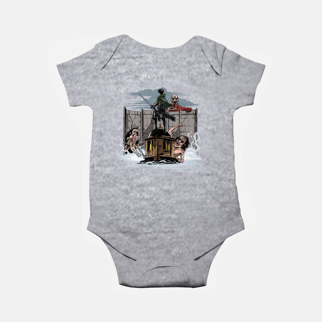 Wanderer Above The Sea Of Titans-Baby-Basic-Onesie-zascanauta