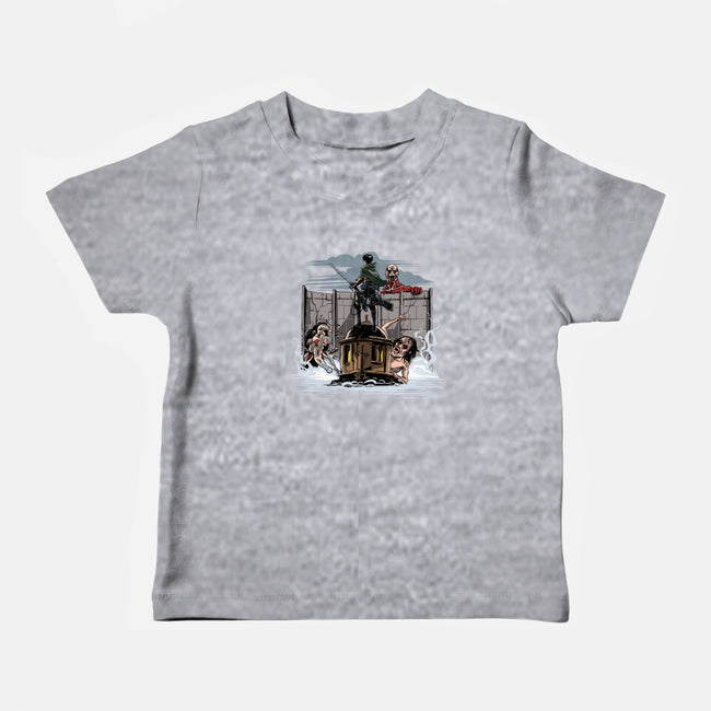 Wanderer Above The Sea Of Titans-Baby-Basic-Tee-zascanauta