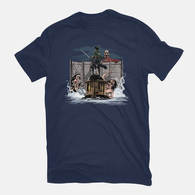 Wanderer Above The Sea Of Titans-Womens-Basic-Tee-zascanauta