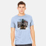 Wanderer Above The Sea Of Titans-Mens-Heavyweight-Tee-zascanauta