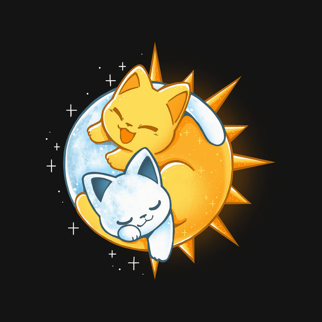 Sun Moon Kitten-Unisex-Basic-Tee-Vallina84