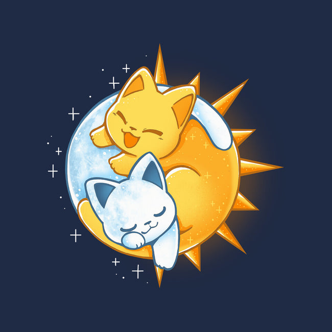 Sun Moon Kitten-Unisex-Pullover-Sweatshirt-Vallina84